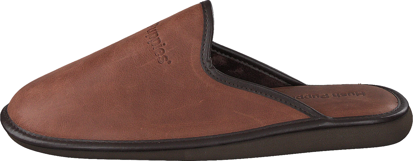 Hush Puppies Leather Slipper Cognac 2 Hush Puppies Leather Slipper Cognac