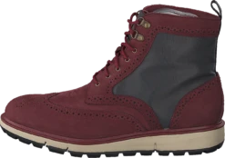 SWIMS Motion Wing Tip Boot Cabernet/gray/black