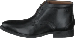 Clarks Whiddon Mid Black Leather