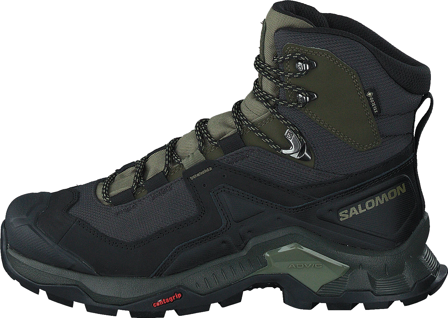 Salomon Quest Element Gtx Black/deep Lichen Green/olive 3 Salomon Quest Element Gtx Black/deep Lichen Green/olive