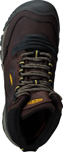 Keen Ke Ridge Flex Mid Wp M-coffee Coffee Bean-yellow -Merrell Shop 60708 79 5