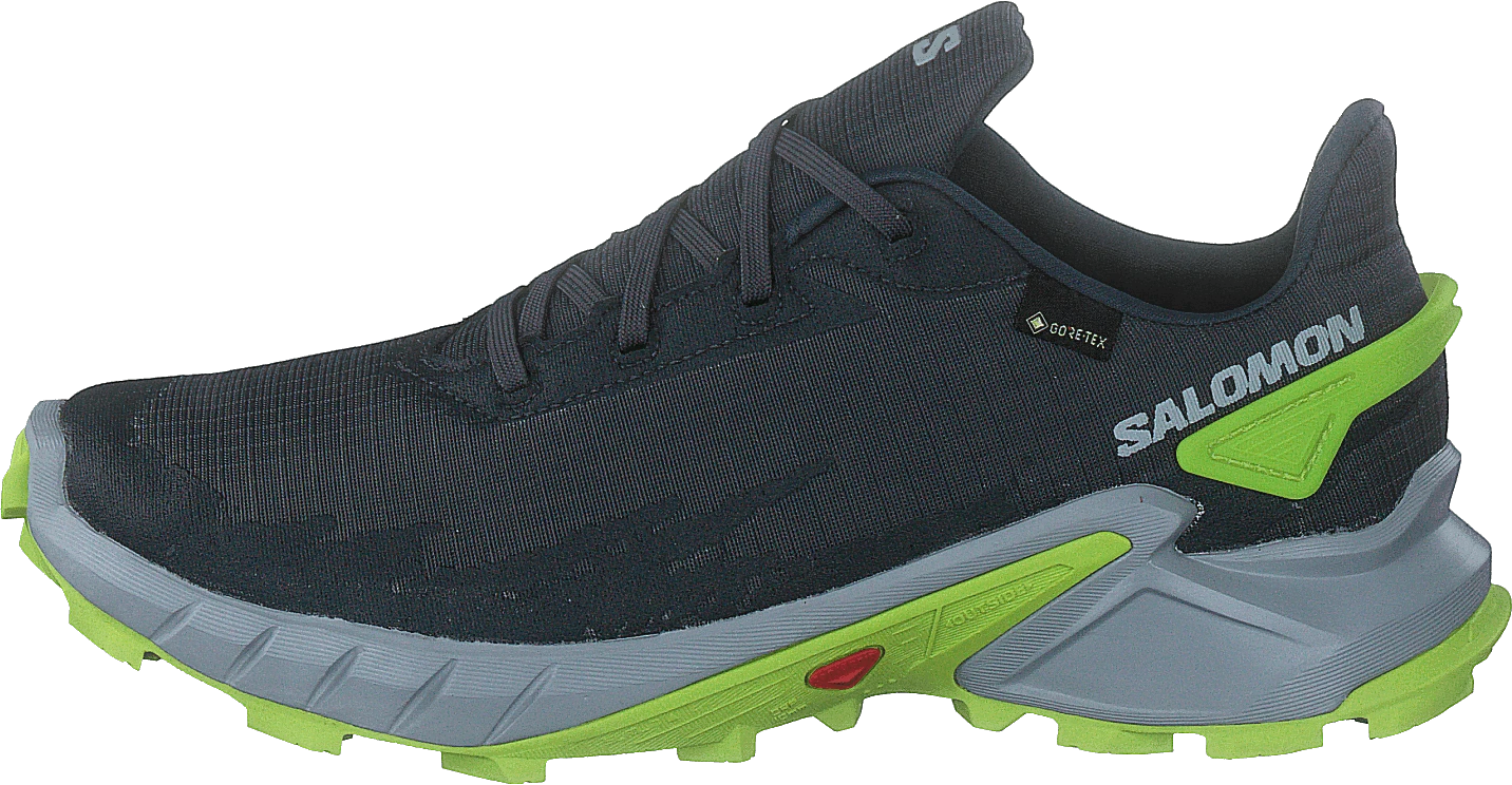 Salomon Alphacross 4 Gtx Ebony/pearl Blue/acid Lime 3 Salomon Alphacross 4 Gtx Ebony/pearl Blue/acid Lime