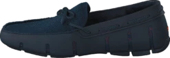SWIMS Braided Lace Loafer Navy